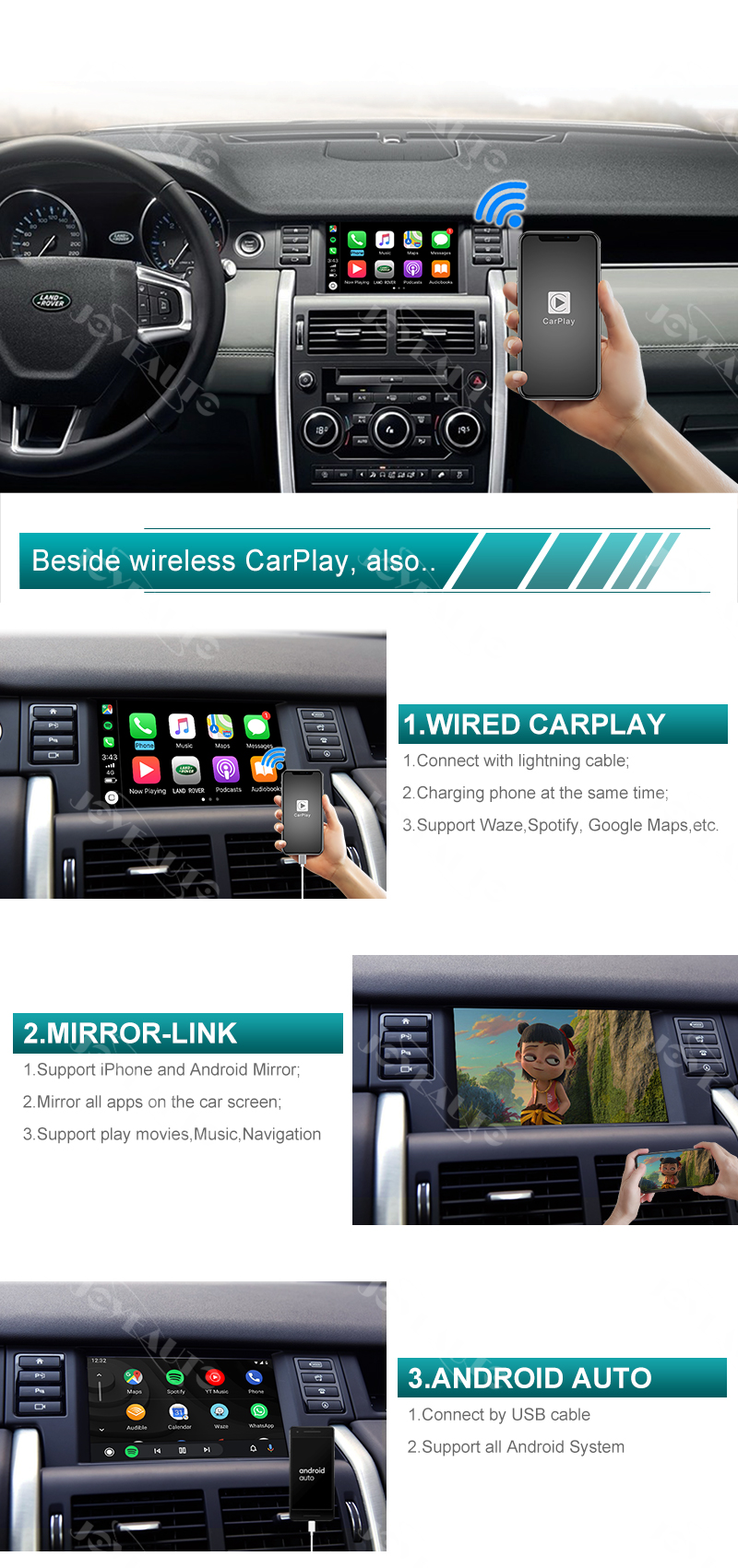 VW Golf Tiguan Teramont WiFi Wireless Apple CarPlay AirPlay Android Auto  Retrofit - Joyeauto Technology