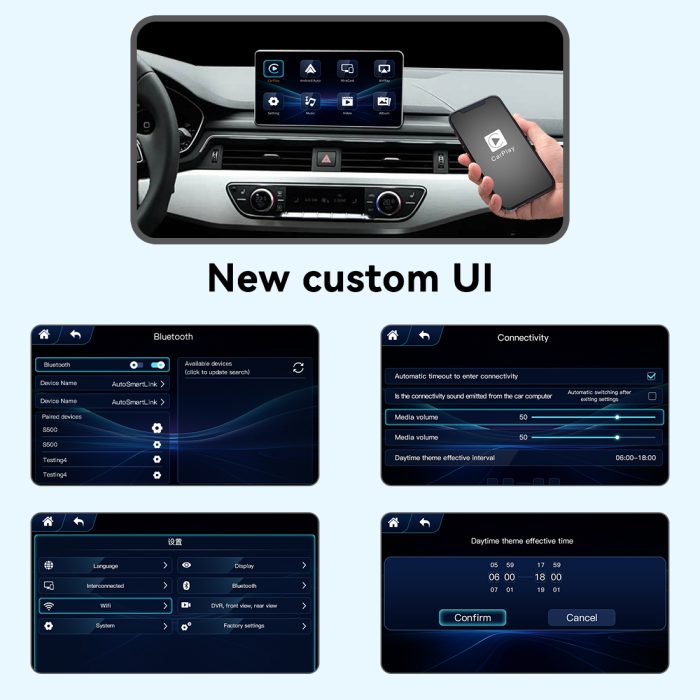JoyeAuto Wireless CarPlay & Android Auto for Audi A3 A4 A5 Q2 Q5 Q7 B9 MIB MMI 3G