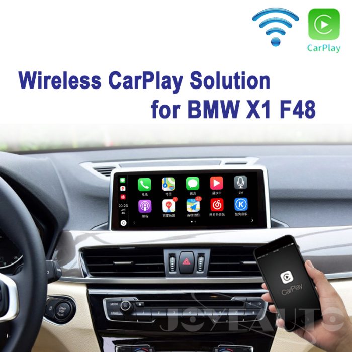JoyeAuto Wireless CarPlay & Android Auto for BMW X1 F48 NBT