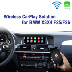 BMW X3 F25 X4 F26 2013-2017 NBT WiFi Wireless Apple CarPlay Interface Retrofit with Reverse Camera