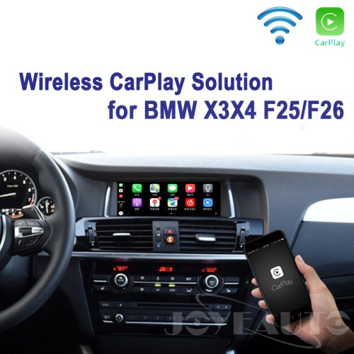 JoyeAuto Wireless CarPlay & Android Auto for BMW X3 F25 X4 F26 NBT