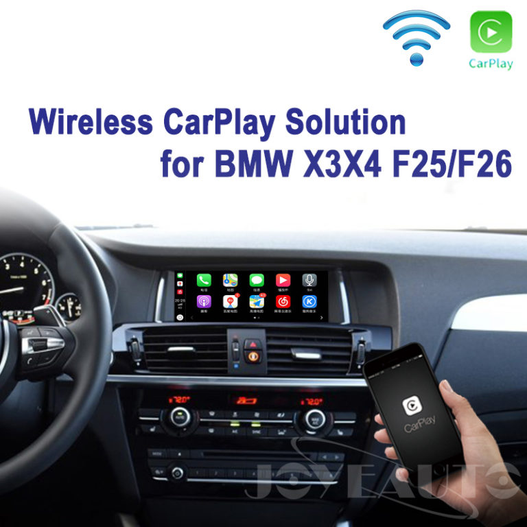 BMW X3 F25 X4 F26 2013-2017 NBT WiFi Wireless Apple CarPlay Interface Retrofit with Reverse Camera