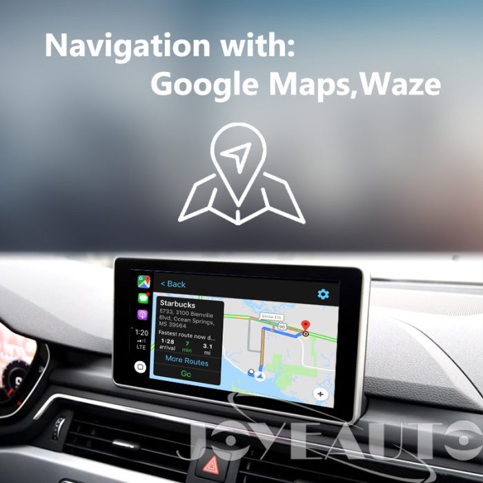 JoyeAuto Wireless CarPlay & Android Auto for Audi A4 A5 Q7 B9 MIB MIB2