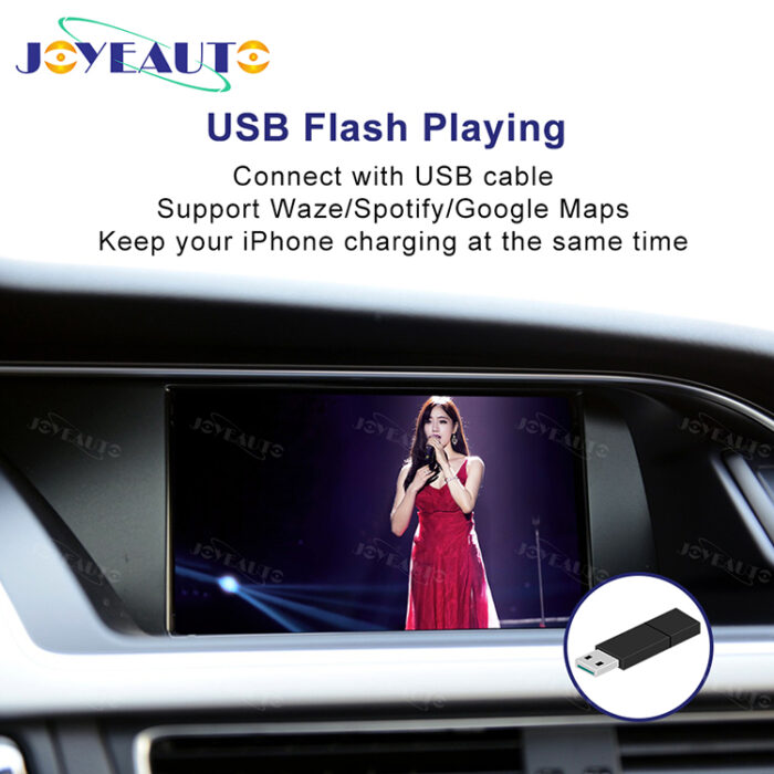Audi A4 A5 Q5 b8 without MMI Concert Symphony WIFI Wireless Apple CarPlay AirPlay Android Auto Retrofit - Image 5