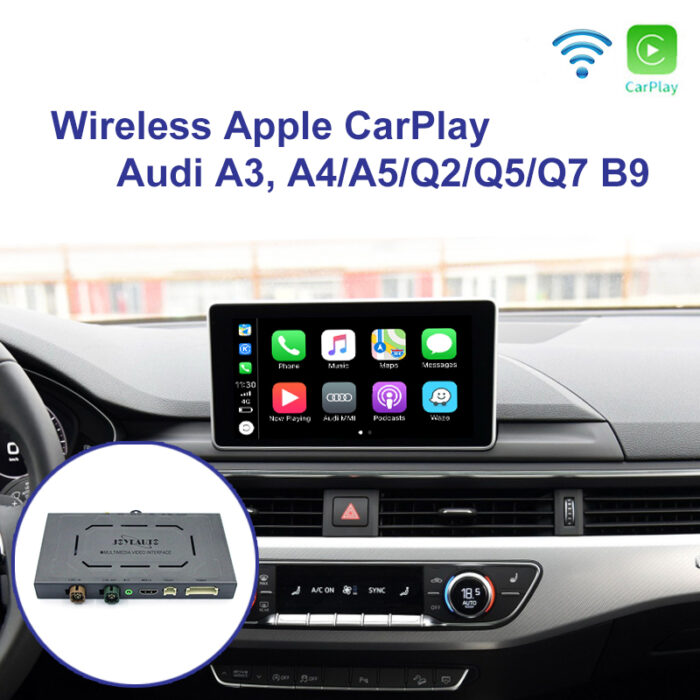Audi A3 MMI 3G A4/A5/Q2/Q5/Q7 B9 MIB WiFi Wireless Apple CarPlay iOS AirPlay Retrofit