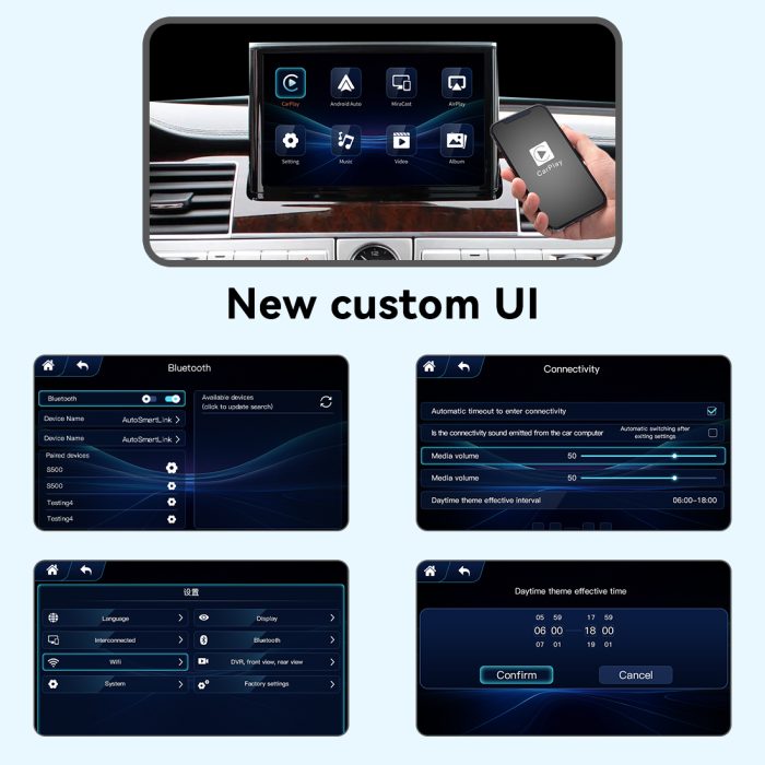 JoyeAuto Wireless CarPlay & Android Auto for Audi A6 A7 A8 C7 MIB2 RMC MMI 3G