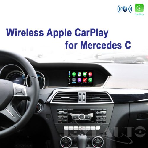 JoyeAuto Wireless CarPlay & Android Auto for Mercedes C-Class Coupe W204 NTG 4.5 4.7