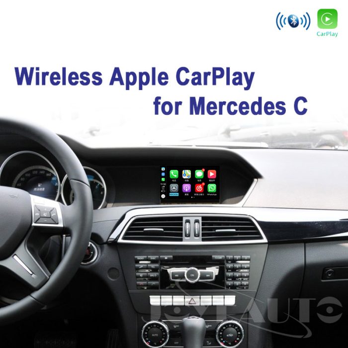 JoyeAuto Wireless CarPlay & Android Auto for Mercedes C-Class Coupe W204 NTG 4.5 4.7