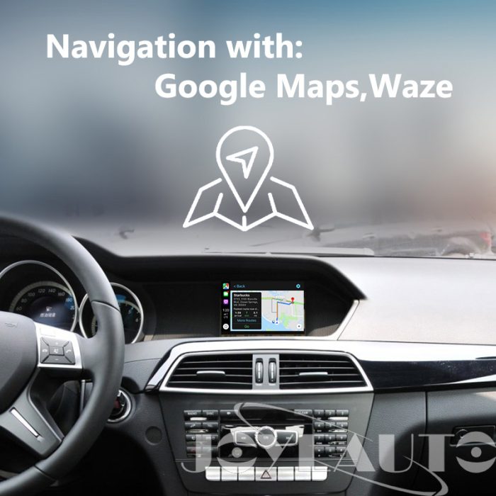 JoyeAuto Wireless CarPlay & Android Auto for Mercedes C-Class Coupe W204 NTG 4.5 4.7