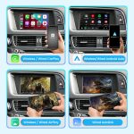 JoyeAuto Wireless CarPlay & Android Auto for Audi A4 A5 Q5 B8 Concert Symphony