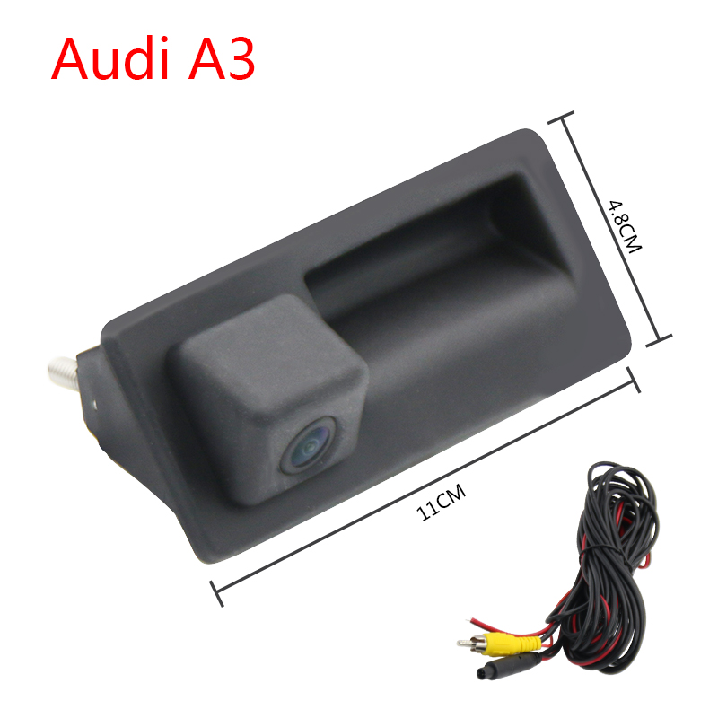 CCD Car Trunk Handle Backup Rear view Parking Camera for Audi A6L A4 A3 A8 2011 