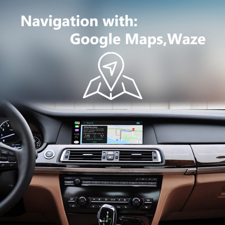 BMW F01 F02 7 Series 2009-2012MY CIC WiFi Wireless Apple CarPlay Android Auto Interface - Image 2