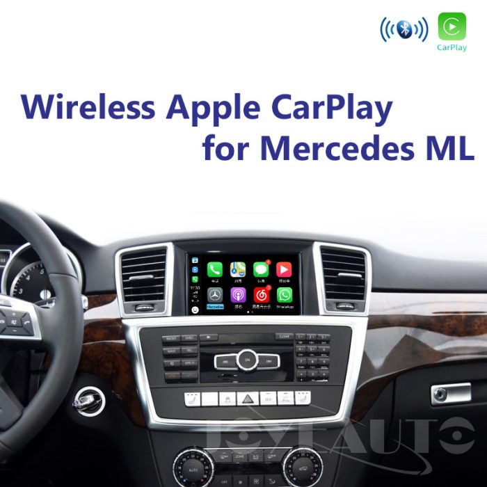 JoyeAuto Wireless CarPlay & Android Auto for Mercedes ML W166 NTG 4.5