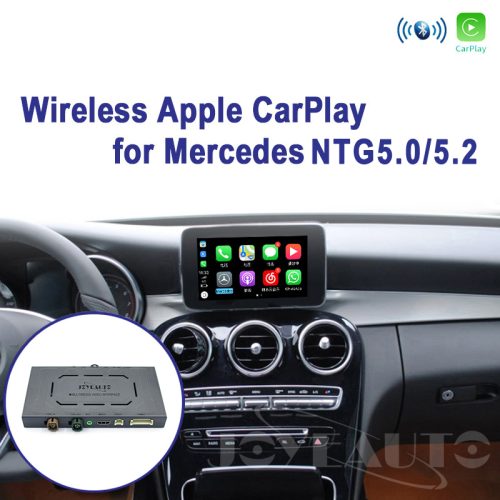 JoyeAuto Wireless CarPlay & Android Auto for Mercedes C-Class W205 GLC X253 NTG 5.0