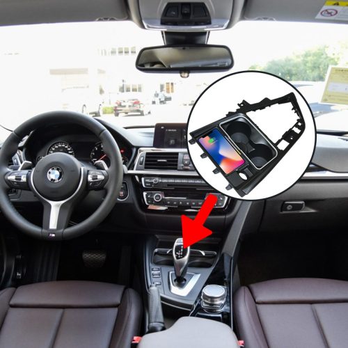 Qi Wireless Charger for BMW 3 Series F30 F31 & 4 Series F33 F34 (2013-2019)