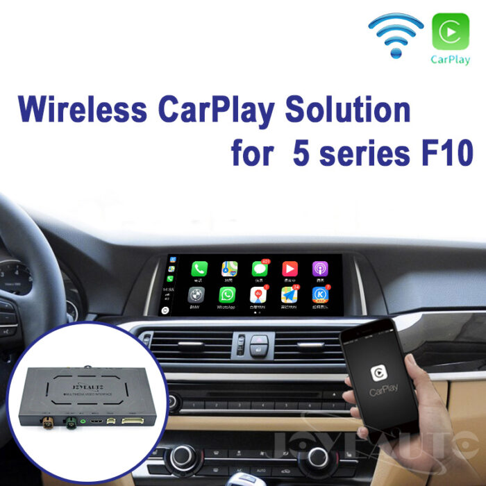 BMW 5 Series F10 2013-2017 NBT WiFi Wireless Apple CarPlay Android Auto Interface Retrofit