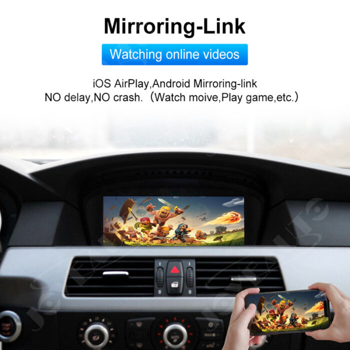 JoyeAuto Wireless Apple CarPlay Interface for BMW CCC 8.8" E60 E61 E62 E63 E70 E71 E89 E90 E91 2003-2008MY - Image 4