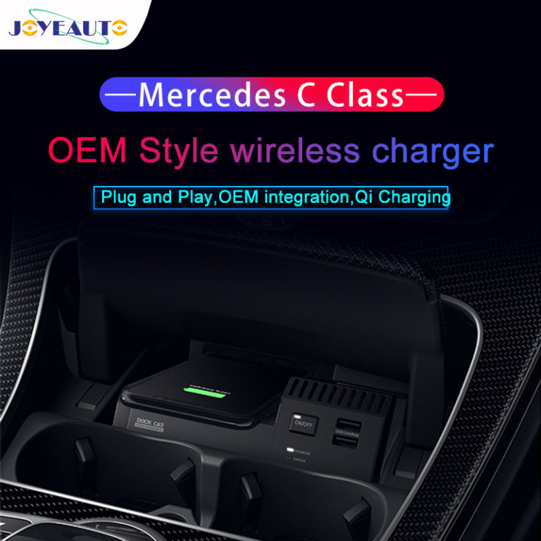 Mercedes Benz C W205 GLC X253 C63 2015-2019 Qi Wireless Charger