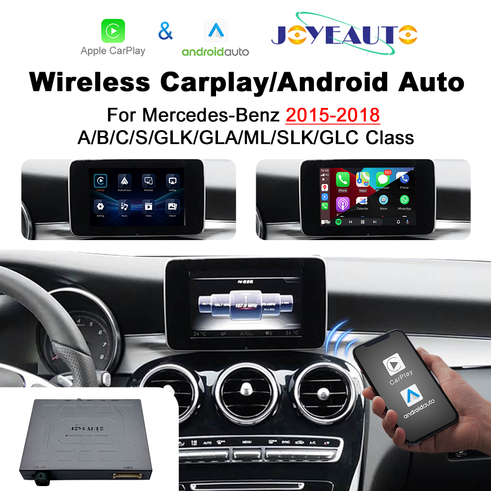 JoyeAuto Wireless CarPlay for Mercedes A B C E S GLC NTG 5.0 (2015-2018)