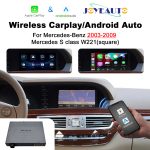 JoyeAuto Wireless CarPlay & Android Auto for Mercedes S-Class W221 NTG 4.0