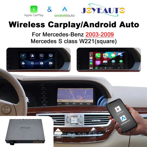 JoyeAuto Wireless CarPlay & Android Auto for Mercedes S-Class W221 NTG 4.0