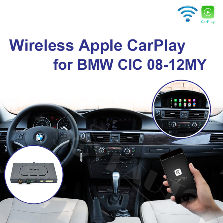 BMW CIC 1 3 5 6 7 X1 X3 X5 X6 MINI 2009- 2012 Wireless Apple CarPlay Airplay Android Auto Interface Retrofit