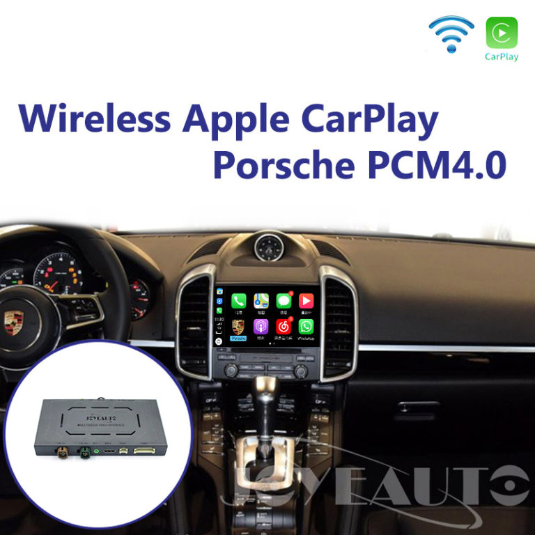 Porsche PCM4.0 911 Boxster Cayman Macan 2017-2019MY Wireless Apple CarPlay Android Auto Solution