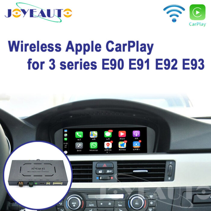 BMW 3 Series E90 E91 E92 2009-2012MY CIC WiFi Wireless Apple CarPlay Interface with Reverse Camera