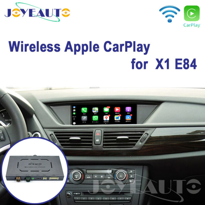 BMW E84 X1 2009-2012MY CIC WiFi Wireless Apple CarPlay Android auto Interface with Reverse Camera