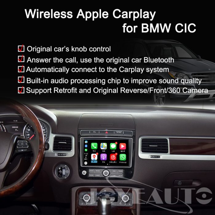 JoyeAuto Wireless CarPlay for VW Touareg RCD850 RNS850 (2010-2017)