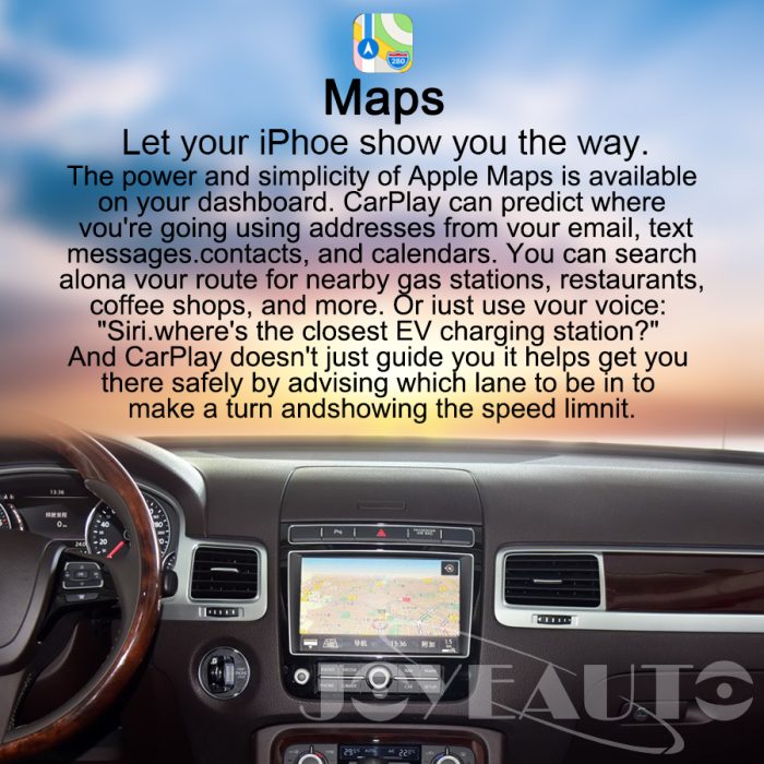 JoyeAuto Wireless CarPlay for VW Touareg RCD850 RNS850 (2010-2017)