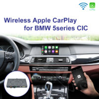 BMW 5 Series F10 F11 F07 2009-2012MY CIC WiFi Wireless Apple CarPlay Interface with Reverse Camera