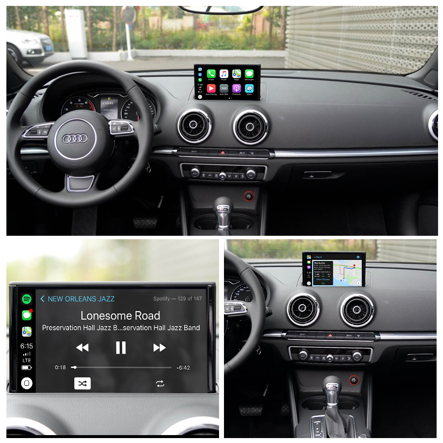 Audi A3 2012-2018 Apple CarPlay & Android Auto OEM Integration