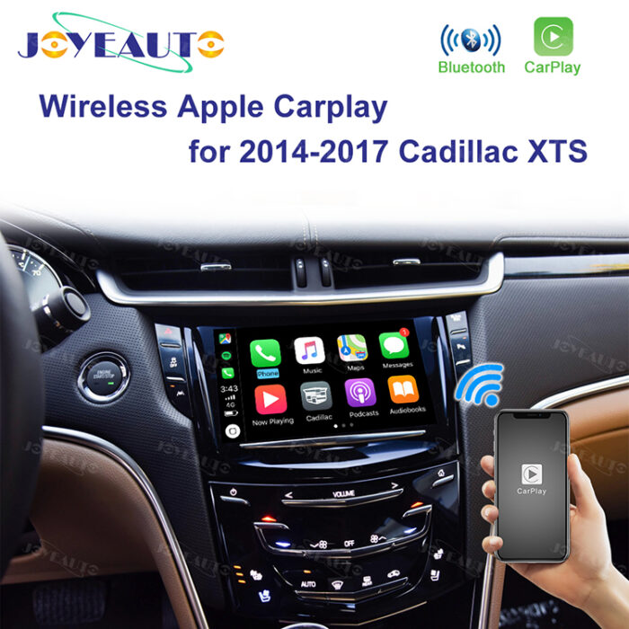 GM Cadillac XTS ATS SRX CTS XT5 2014-2017MY WiFi Wireless Apple CarPlay Retrofit with Rear Camera