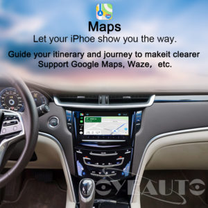 GM Cadillac XTS ATS SRX CTS XT5 2014-2017MY WiFi Wireless Apple CarPlay Retrofit with Rear Camera - Image 3