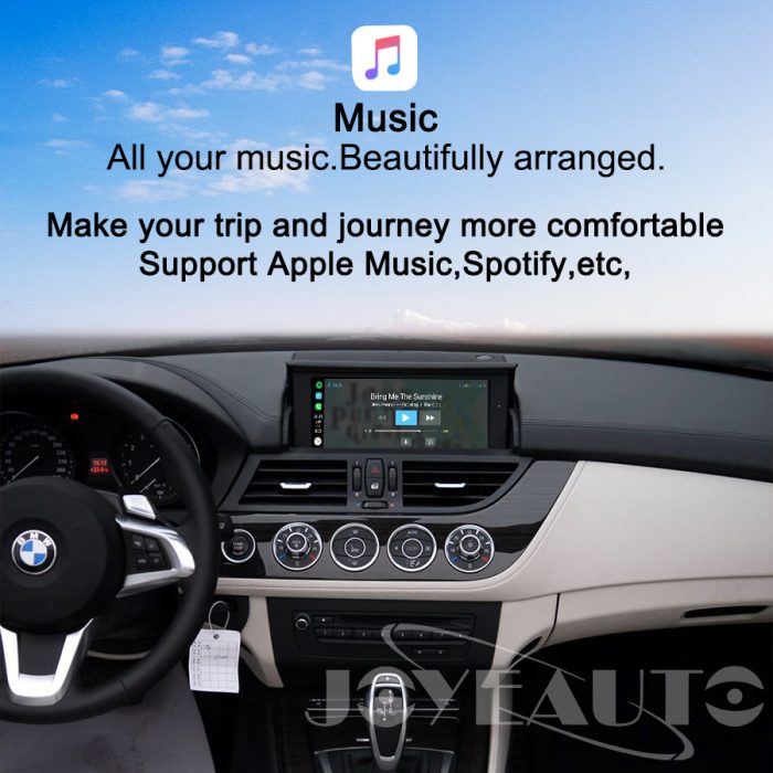 JoyeAuto Wireless CarPlay & Android Auto for BMW Z4 E89 CIC (2009-2012)