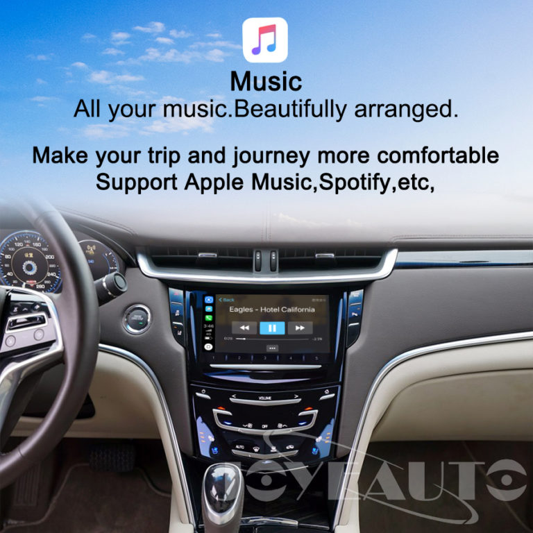 GM Cadillac XTS ATS SRX CTS XT5 2014-2017MY WiFi Wireless Apple CarPlay Retrofit with Rear Camera - Image 4