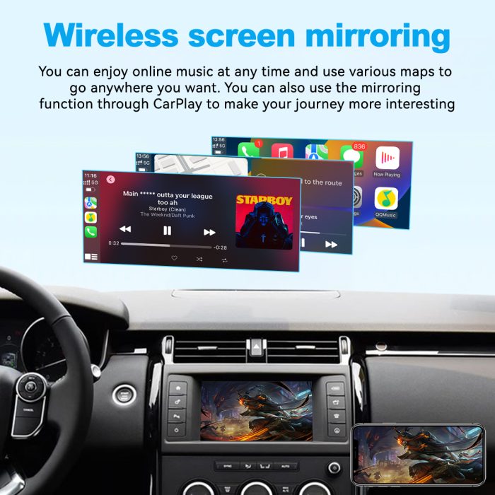 JoyeAuto Wireless CarPlay & Android Auto for Land Rover & Jaguar Harman Head Unit