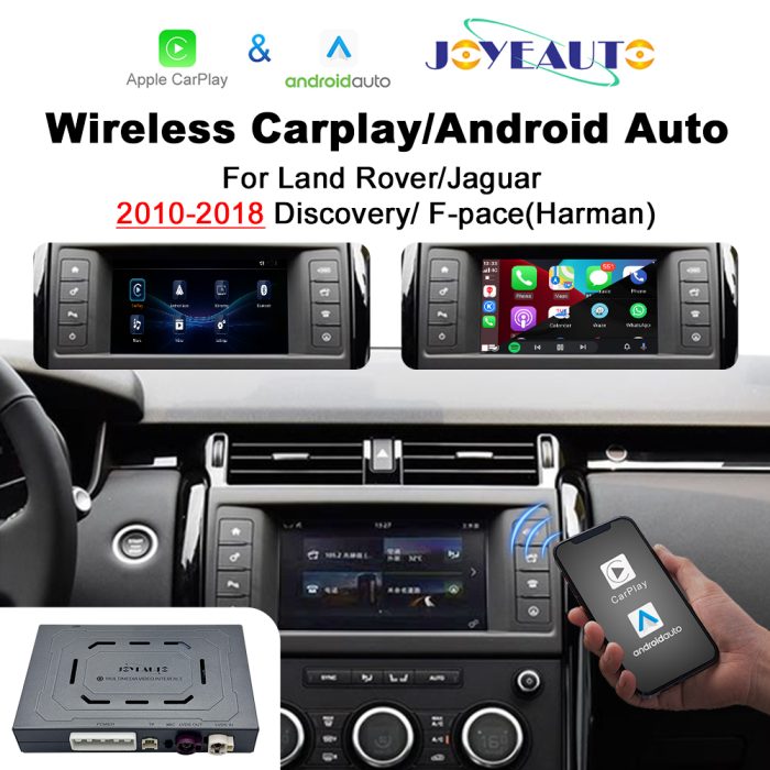 JoyeAuto Wireless CarPlay & Android Auto for Land Rover & Jaguar Harman Head Unit