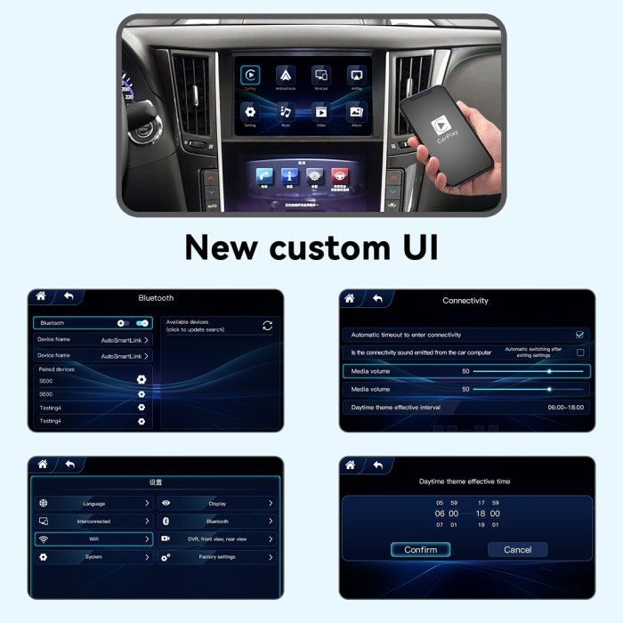 JoyeAuto Wireless CarPlay & Android Auto for 2015-2019 Infiniti Q50, Q60 & QX50