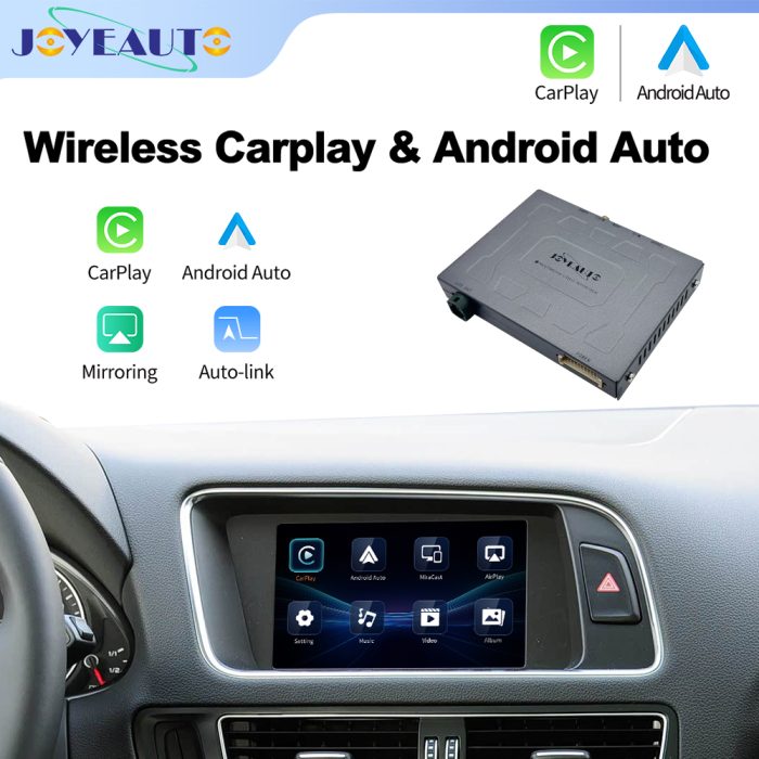 JoyeAuto Wireless CarPlay & Android Auto for Audi MMI 2G A4 A5 A6 A8