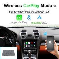 JoyeAuto Wireless Apple Carplay AirPlay Android Auto Interface for Porsche CDR CRD31