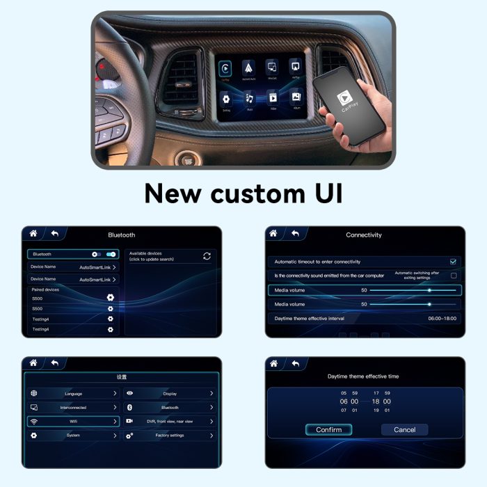 JoyeAuto Wireless CarPlay & Android Auto for Jeep Grand Cherokee & Cherokee (2014-2020)