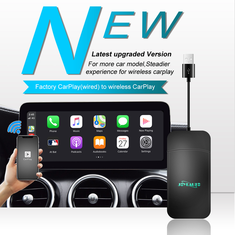Wireless CarPlay Dongle Convert Wired to Wireless CarPlay Wireless CarPlay Adapter USB for Factory Wired CarPlay Cars 
