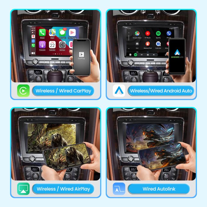 JoyeAuto Wireless CarPlay & Android Auto for Bentley Continental & Flying Spur (2012-2017)