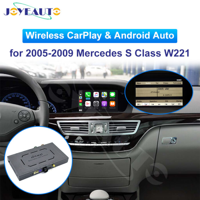 (WJME-3S)Mercedes-Benz S class W221 2006-2009MY WiFi Wireless Apple CarPlay AirPlay Android auto Interface