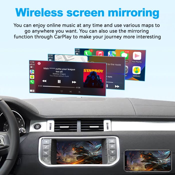 JoyeAuto Wireless CarPlay & Android Auto for Land Rover & Jaguar Bosch HeadUnit