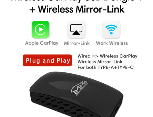 Wireless CarPlay USB Dongle PLUS Wireless Mirror Link for the vehicles with Factory CarPlay(WJUC-1)