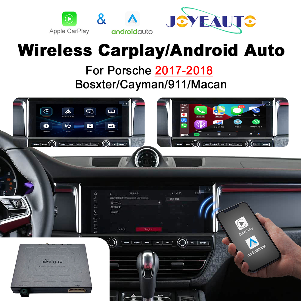 JoyeAuto Wireless CarPlay & Android Auto for Porsche PCM 4.0 (2017-2019)
