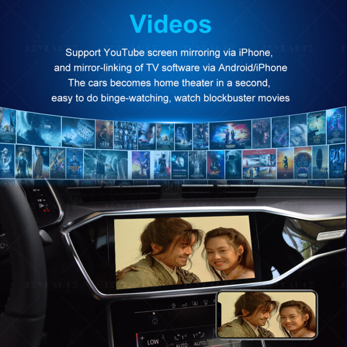 2nd Android9.0 MMB Multimedia Video Smart CarPlay Android AI Box For Vehicles with OEM Factory Apple Carplay - Image 3